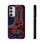 Neon Cowboy Boot phone case | High Noon Saloon design