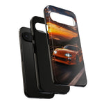 Supra MK4 Orange Touge Night JDM Speed Art Tough Phone Case