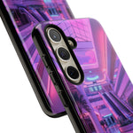 Empty Mall Escalator Vaporwave Art Tough Phone Case