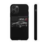 Black ZL1 Camaro Phone Case Muscle Car Tough Cover Gift Art