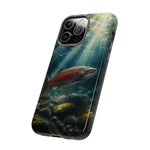 Salmon River Fishing Phone Case, Sunlit Current Cover
