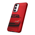 Red Miata Phone Case, NA MX5 90s JDM Roadster Tough Cover