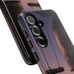 Temple Bell Sunset Phone Case Japan Zen Tough Case