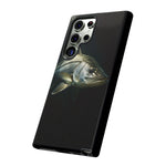 Snook Fishing Phone Case, Saltwater Portrait Black Cover, Gift