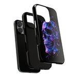 Holographic Skull Phone Case, Shattered Glass Iridescent Cover