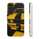 Z28 Yellow Camaro Retro Poster Tough Phone Case