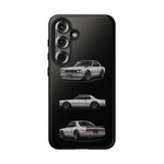 Silver Hakosuka Skyline Classic Sports Car Tough Phone Case for JDM Fans