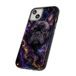French Bulldog Galaxy Marble Art Tough Phone Case