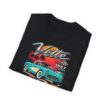 1957 Chevrolet Corvette Convertible T-Shirt — Retro Classic Car Graphic Tee
