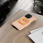 Pomeranian Kawaii Puffball Chibi Pet Dog Art Tough Phone Case