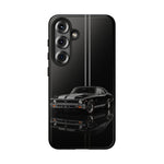 Nova SS Phone Case, Black 68 Muscle Car Silver Stripe Studio Cover