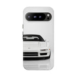 White NSX Phone Case, Retro 90s JDM Supercar Cover, Gift for Car Lovers