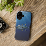 Yellowfin Tuna Phone Case, Deep Blue Water Tough Cover, Gift