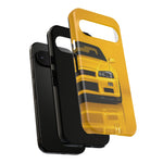 Yellow Skyline Phone Case, R34 GTR 90s JDM Legend Tough Cover for Men Gift