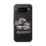 White S2000 Roadster Collage JDM Tough Phone Case Cover Gift