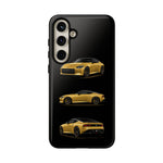 Gold Fairlady Z Classic Sports Car Tough Phone Case - 3 View