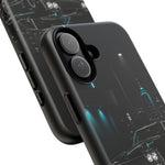 1965 Black Riviera car phone case | Retro Night Cityscape Tough Case