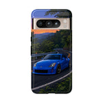 350Z Touge Blue Sports Car Road Sunset JDM phone case | Tough Cover