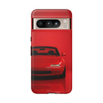 Red Miata Phone Case, NA MX5 90s JDM Roadster Tough Cover