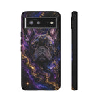French Bulldog Galaxy Marble Art Tough Phone Case