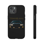 Dark 1998 Trans Am Front View Muscle Car Tough Phone Case Gift
