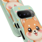 Shiba Inu Kawaii Chibi Smile Pet Dog Art Tough Phone Case