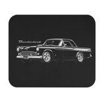 Classic 55 Thunderbird sketch Mouse Pad | Vintage car outline, desk mat