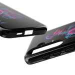 Neon Anatomical Skeleton Phone Case | Internal Displacement Art