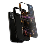 67 GTO Phone Case Purple, Rainy City Night Muscle Car Tough Cover