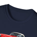 Red 1960 Corvette Convertible T-Shirt | Retro Classic Car Illustration