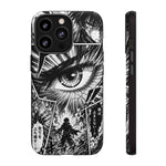 Manga Speed Lines Art Tough Phone Case