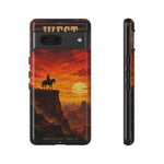 Western Sunset Cowboy Phone Case | Rugged Protective Cover
