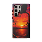 Basketball Court Sunset Phone Case | Tough Phone Case