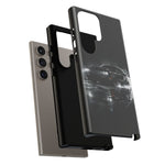 Black Sports Car Illustration 2023 Challenger SRT phone case | Car Drift Reflection