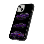 Purple R33 Skyline GTR JDM Sports Car Phone Case Tough Multi View