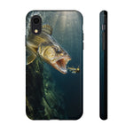 Walleye Jig Strike Phone Case Freshwater Fishing Gift for Anglers