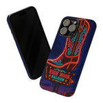 Neon Cowboy Boot phone case | High Noon Saloon design