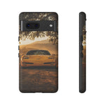 C5 Z06 Corvette Phone Case, Yellow Golden Hour Trail Cover