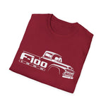 1956 F100 Classic 1950s Pickup Truck Name Badge Classic Car T-Shirt Fan Gift
