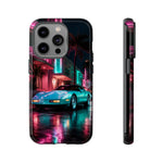 1980s Sports Car C4 Miami Nights Aesthetic Tough Phone Case