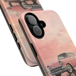 1957 Chevy Bel Air Blush Cream Tough Phone Case for Classic Car Fans