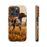 German Shorthaired Pointer Pointing Art Tough Phone Case