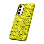 Acid Smiley Repeat Pattern Art Tough Phone Case