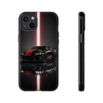Camaro ZL1 Phone Case, Black Red Racing Stripe Studio Cover, Gift
