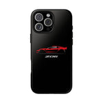 Red C7 Z06 Phone Case for Chevy Sports Car Enthusiasts, Tough Cover