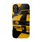 Z28 Yellow Camaro Retro Poster Tough Phone Case