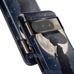 Geisha Parasol Moonlight Art Tough Phone Case
