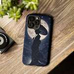 Geisha Parasol Moonlight Art Tough Phone Case