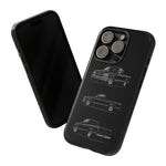 Black Silverado Classic Pickup Tough Phone Case for Chevy Truck Fans