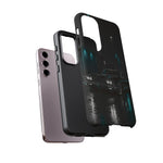 1965 Black Riviera car phone case | Retro Night Cityscape Tough Case